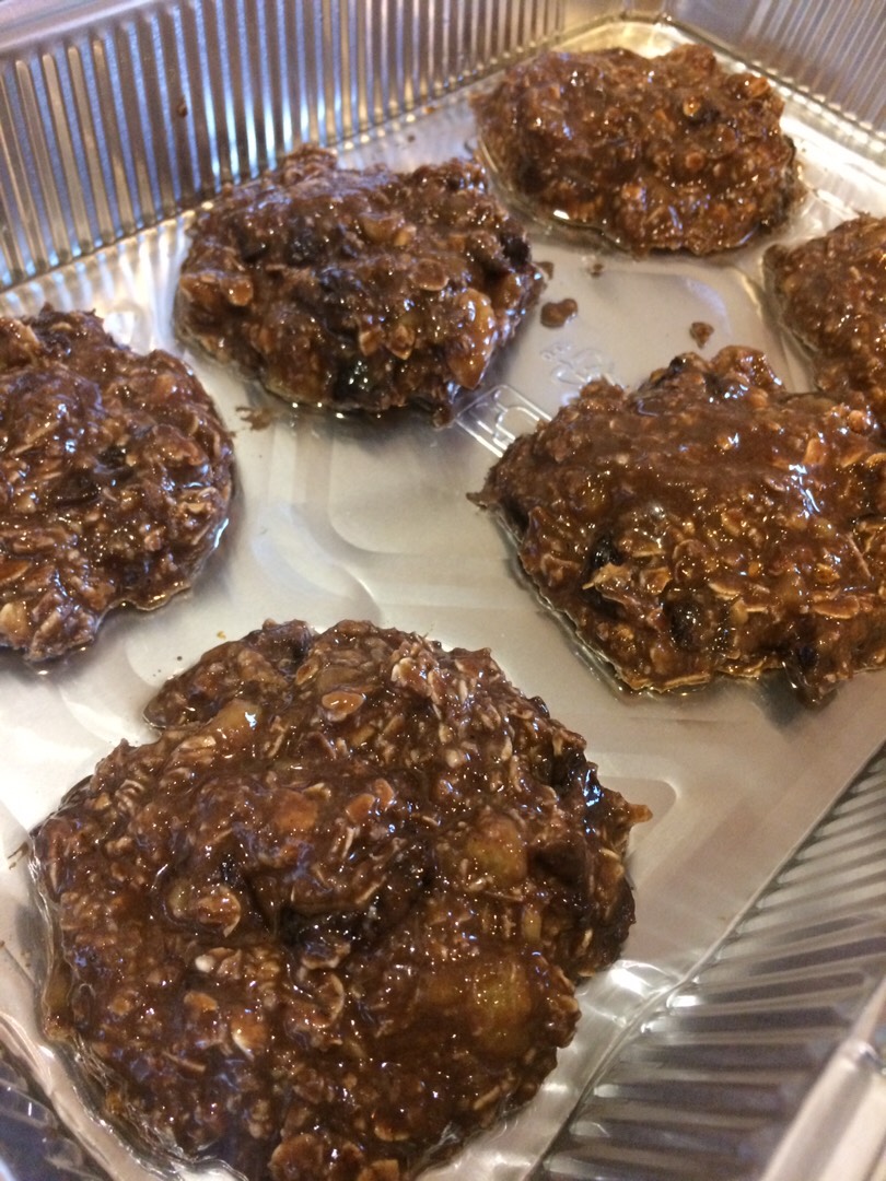 Шоколадное овсяное печенье с черносливом и бананом (без сахара) 🍪