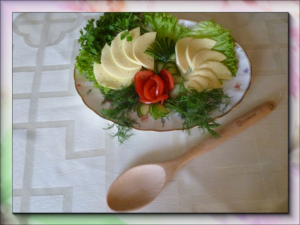 Украшения для салатов простые (61 фото)