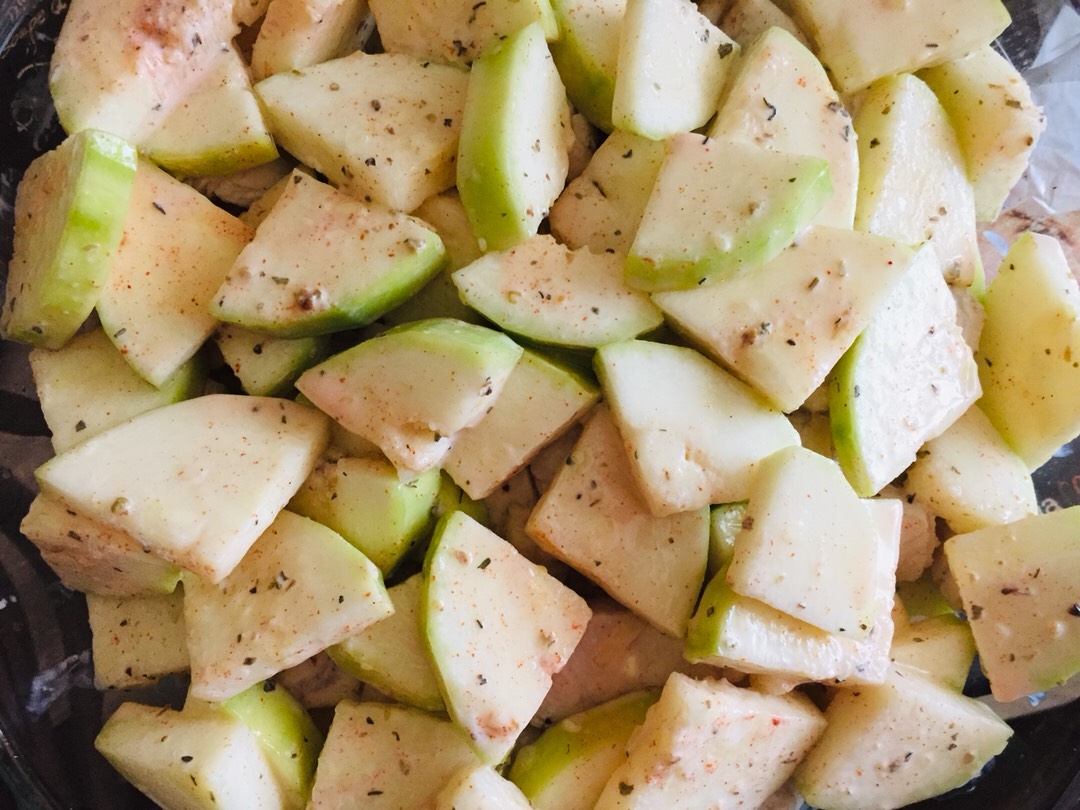 Индейка запеченная с кабачками🍲