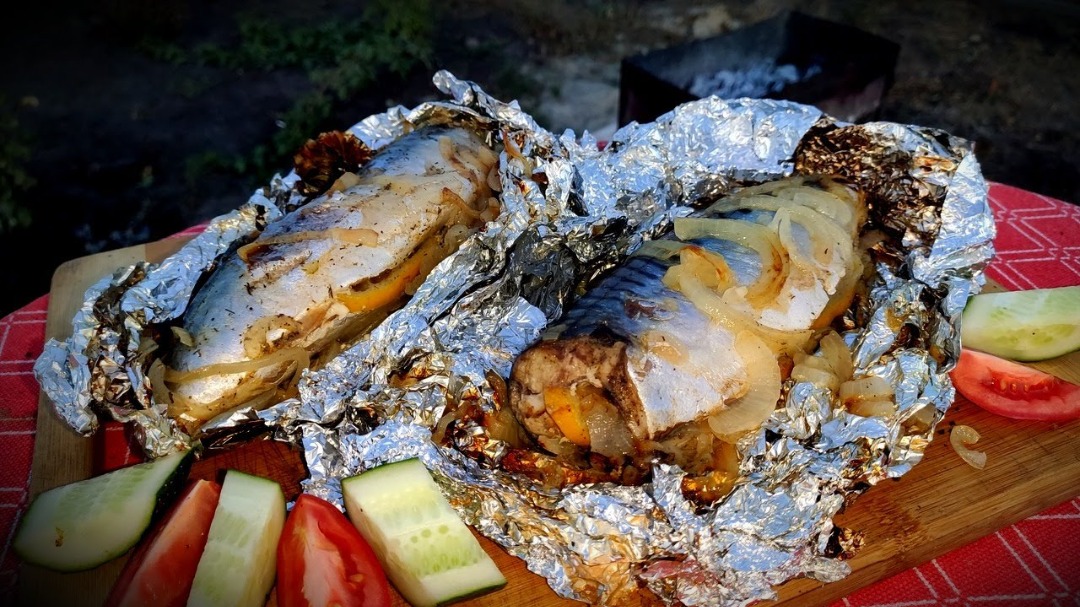 Речная рыба запеченная в духовке в фольге рецепт с фото пошагово