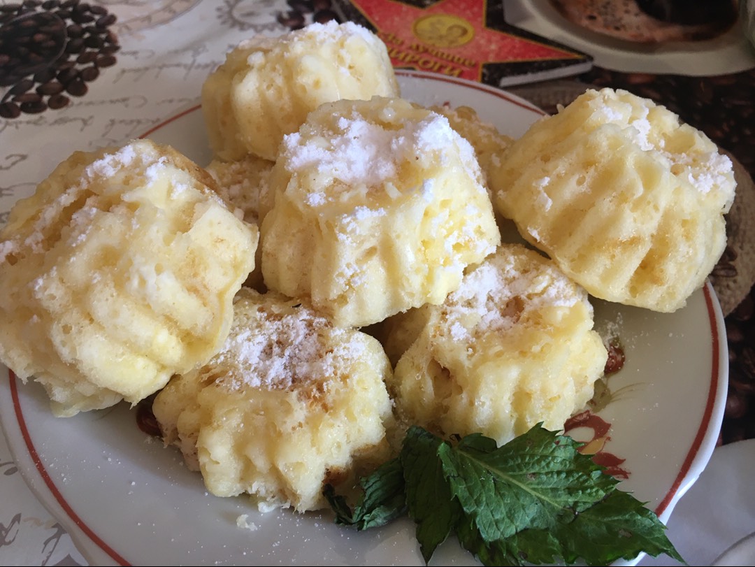 Творожные кексики в микроволновке🥮☕️