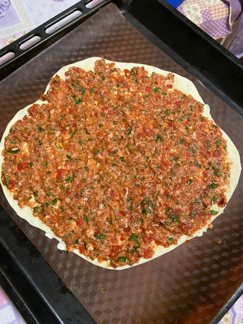 Турецкая пицца 🍕 Лахмаджун