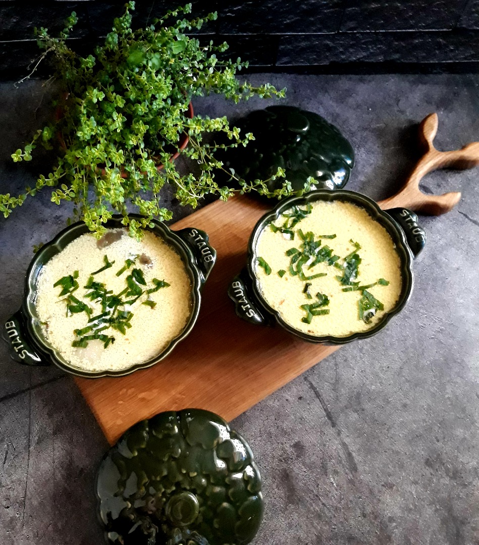 Грибной суп на говяжьем бульоне 🥣