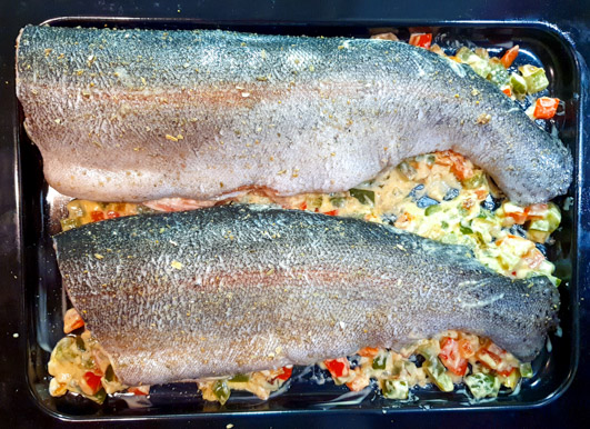 Кумжа (морская форель) запеченная - пошаговый рецепт с фото на Готовим дома