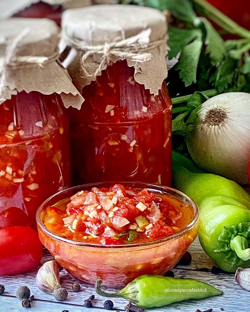 🍅Домашний соус «сальса» на зиму