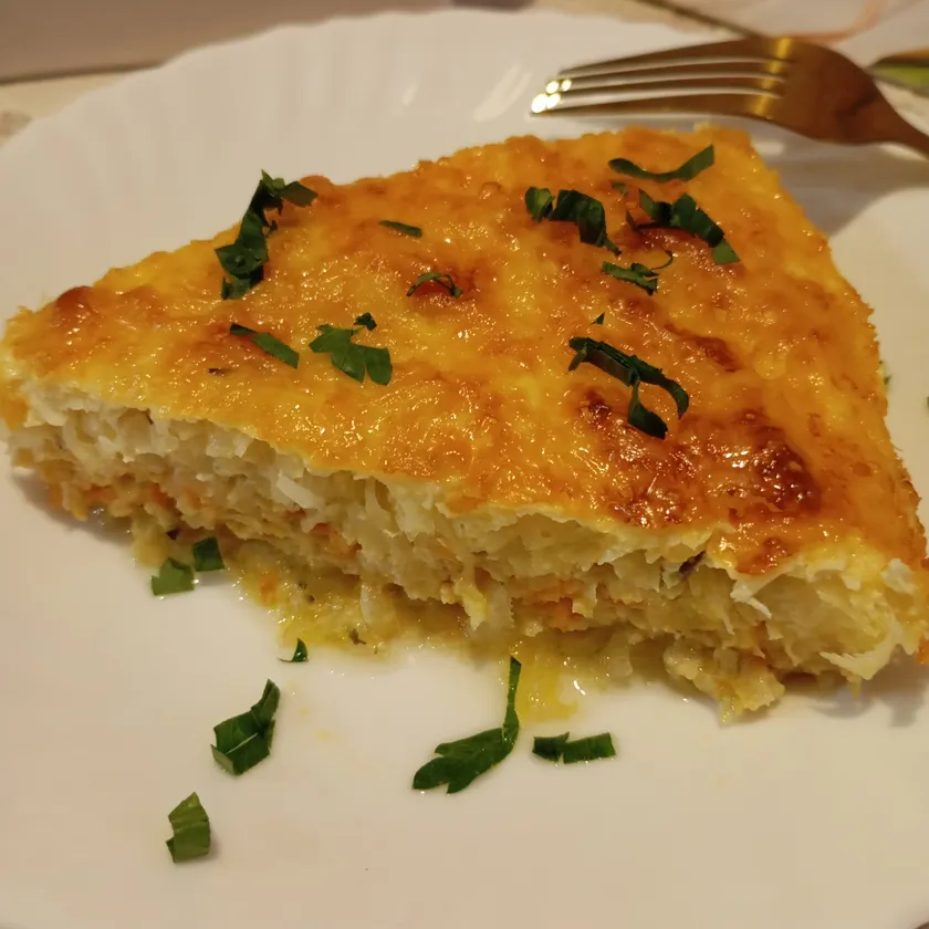 Капустная запеканка с фаршем