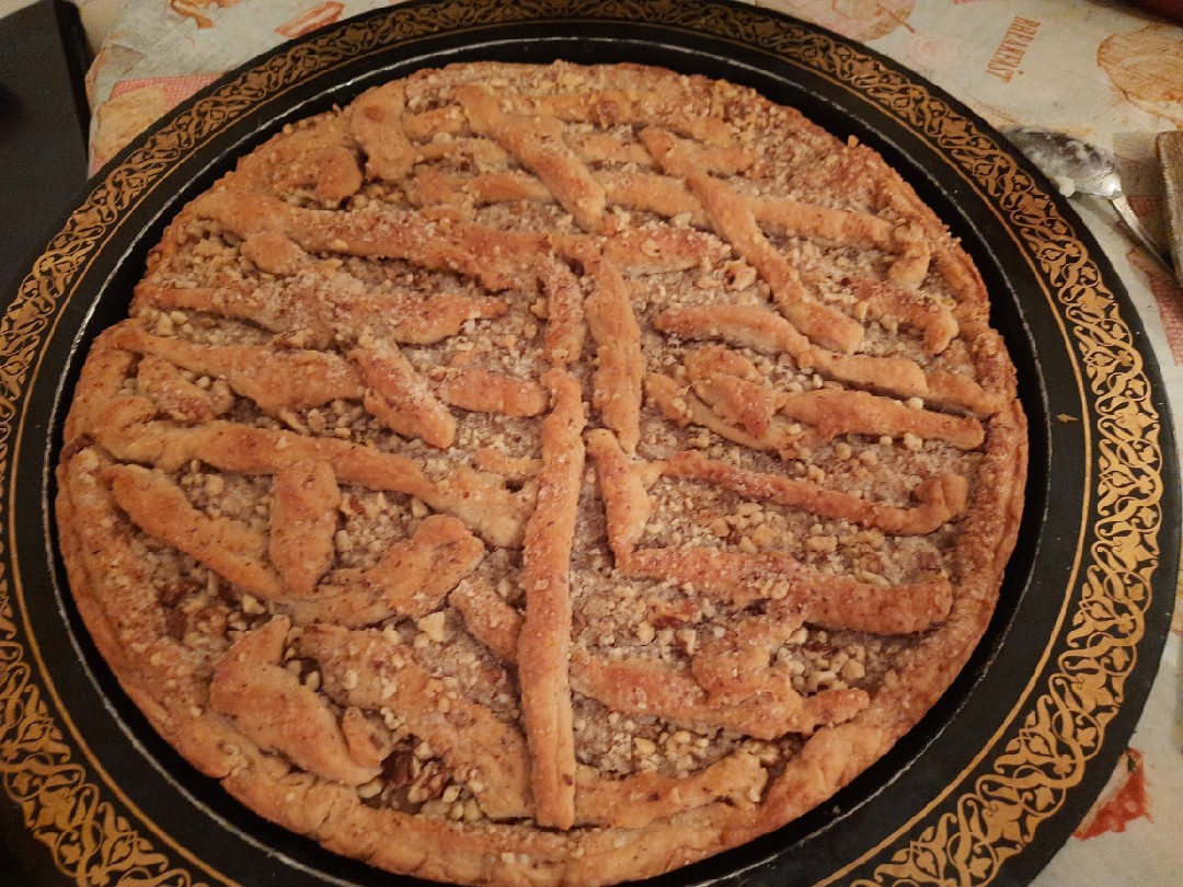 Творожный пирог с орехами и печенье с орехами🍪