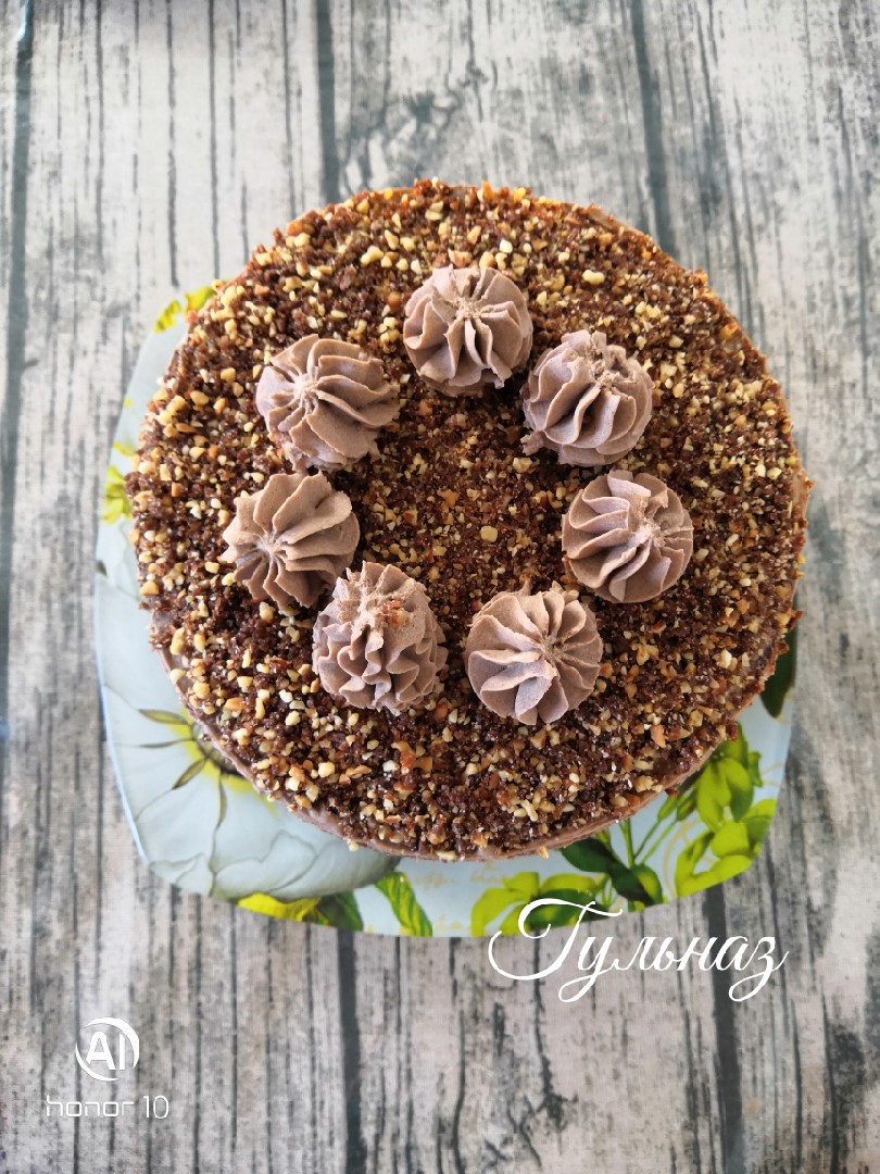 Торт шоколадный с пломбирным кремом, пошаговый рецепт на ккал, фото, ингредиенты - Elena F.