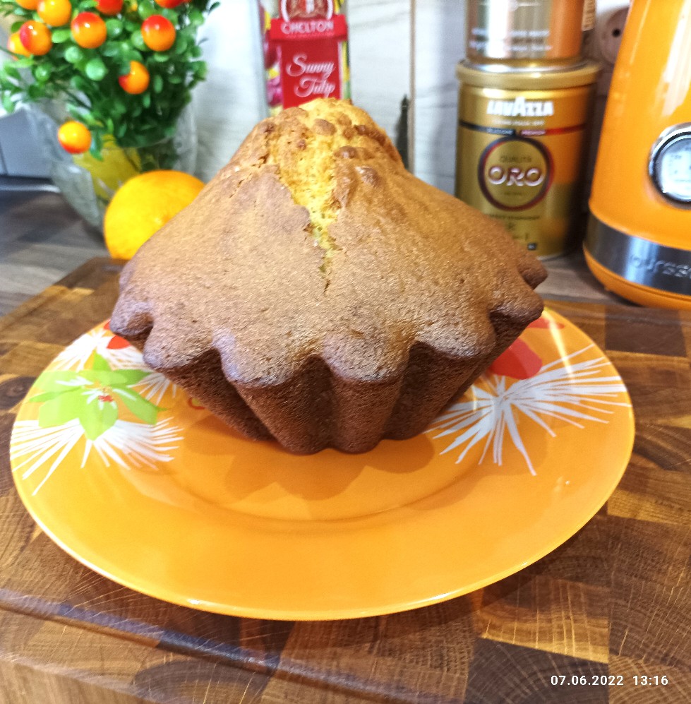 Манник на кефире с апельсиновой цедрой 🍊