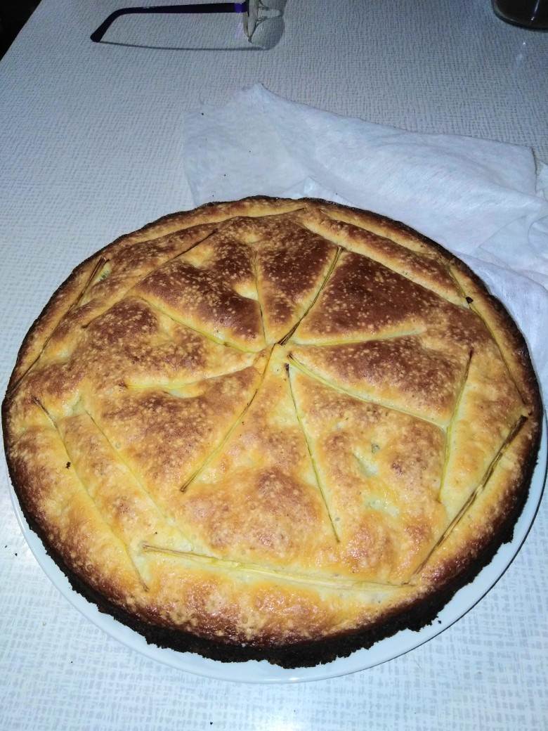 🥧Шарлотка с ревенем