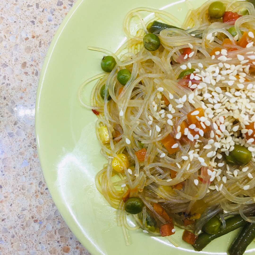 Фунчоза с овощами 🍜