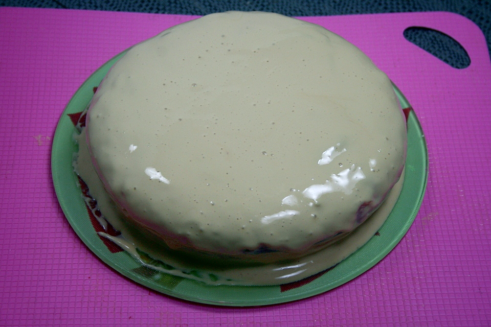 Шоколадно-ванильный торт на сгущёнке в мультиварке