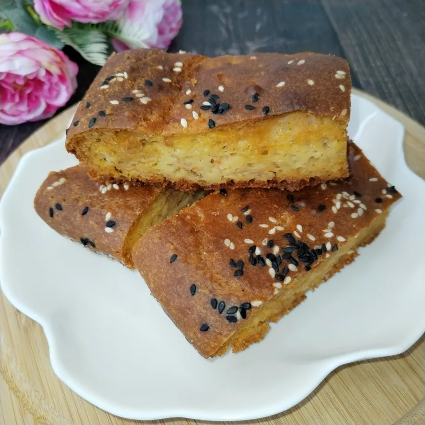 Заливной пирог с капустой