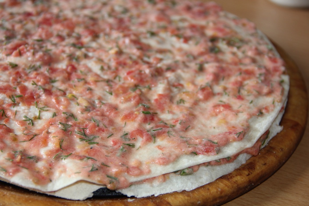 Рецепт: Диетическая пицца из тонкого лаваша | с грибами