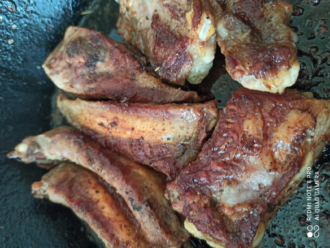 Свиные ребрышки на сковороде – 19 простых и вкусных рецептов с фото (пошагово)