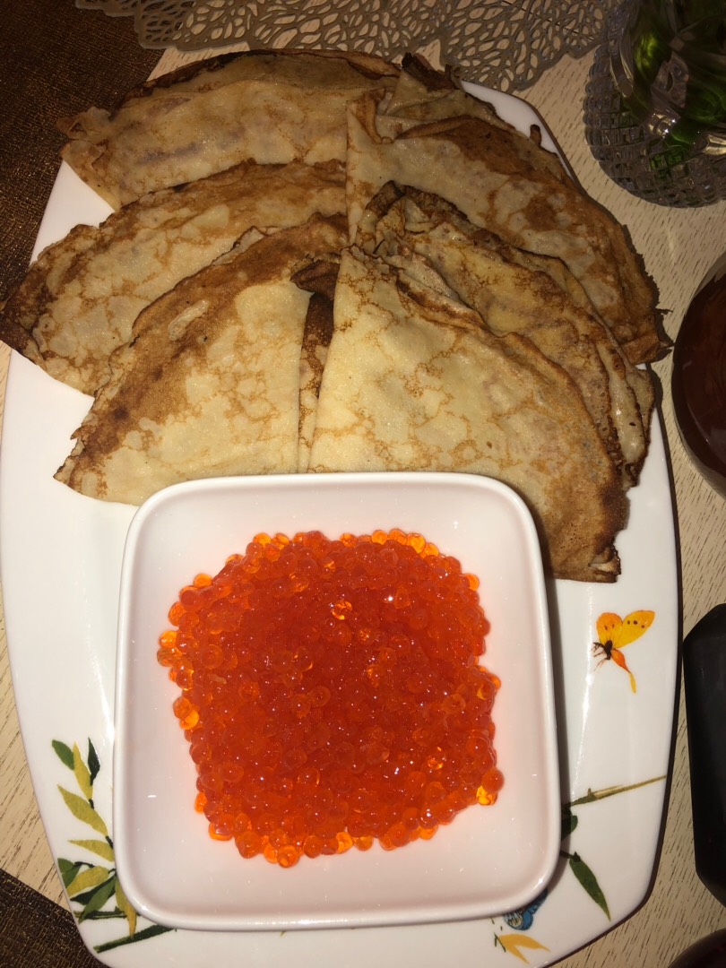 Блинчики с икрой 🥞