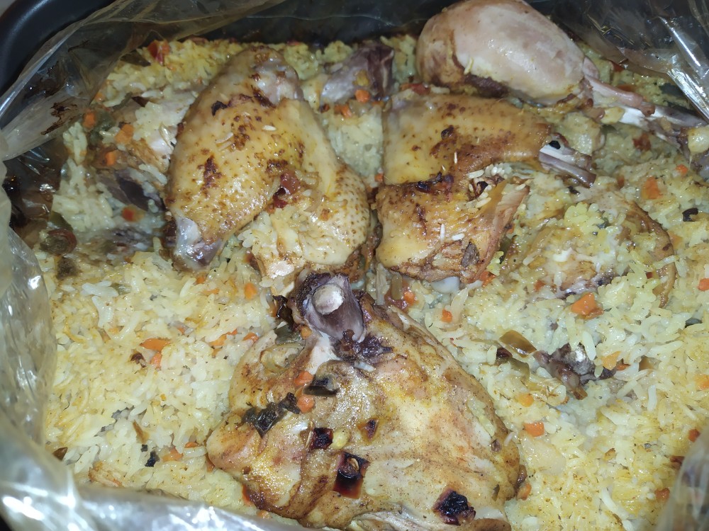 Курица с тыквой и айвой в пакете для запекания — рецепт с фото