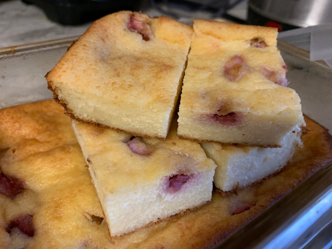 Творожный пирог с фруктами (ананасами и апельсинами), рецепт с фото.