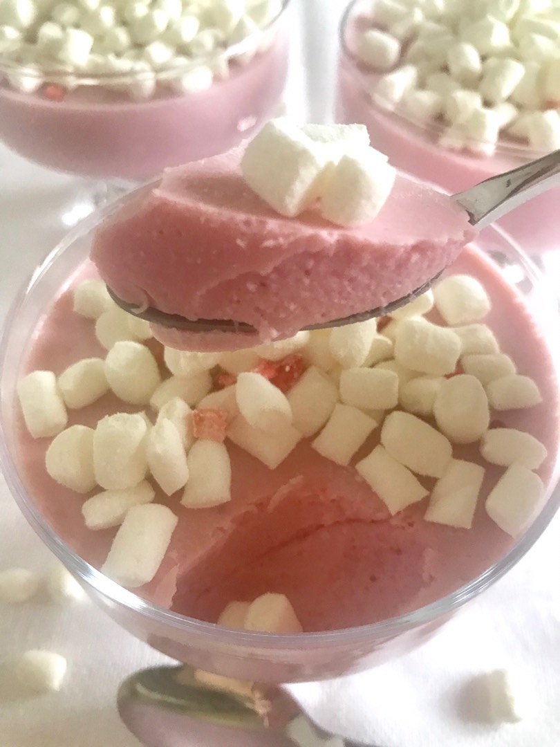 Суфле (бланманже) из красной смородины (низкокалорийный пп-десерт)🍮🍧  рецепт с фото пошаговый от Светлана 🌳 - Овкусе.ру