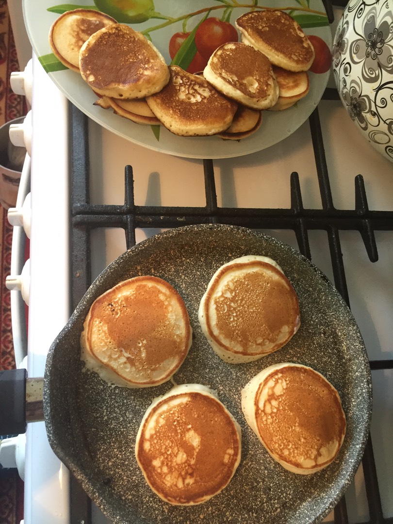 Панкейки с белым шоколадом 🥞