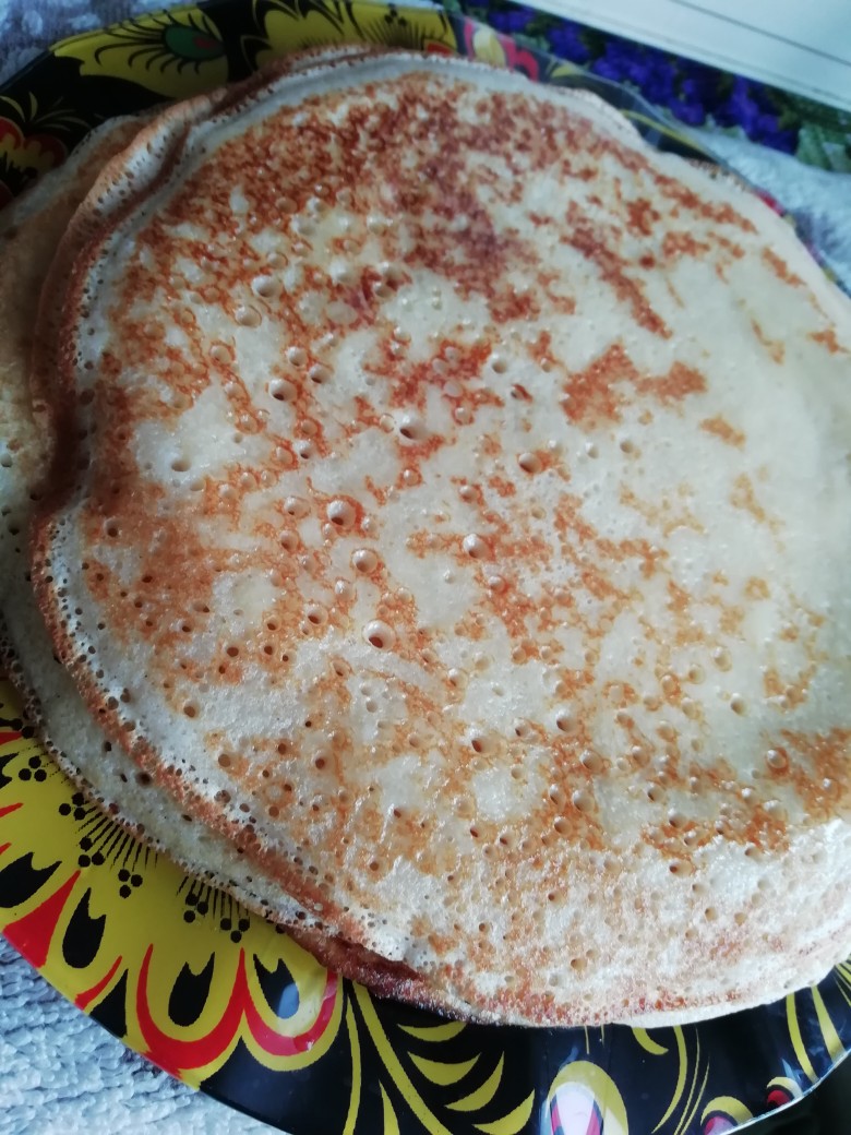 Блинчики 🥞 со сливочном кремом и малиной