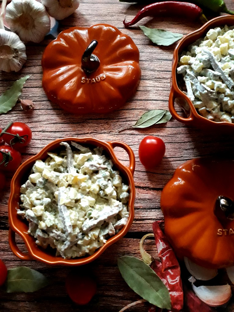 Салат с говяжьим языком 🥗