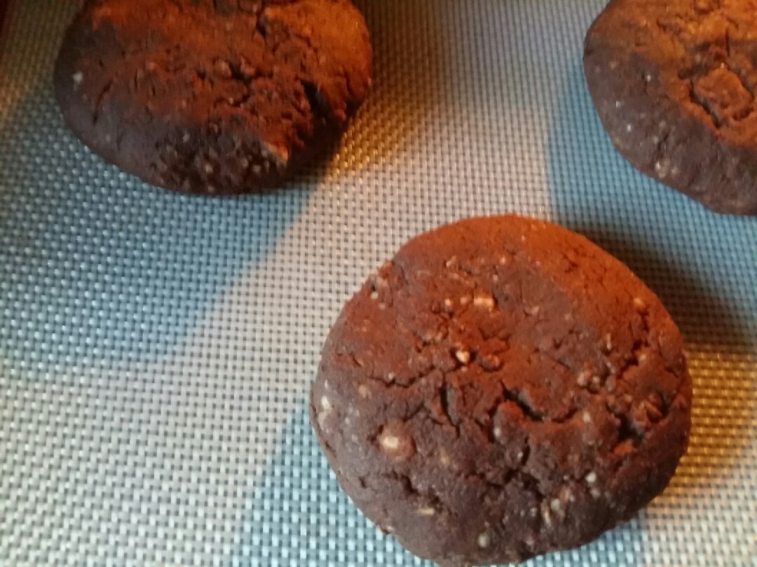 Шоколадное печенье с творогом и овсянкой🍫