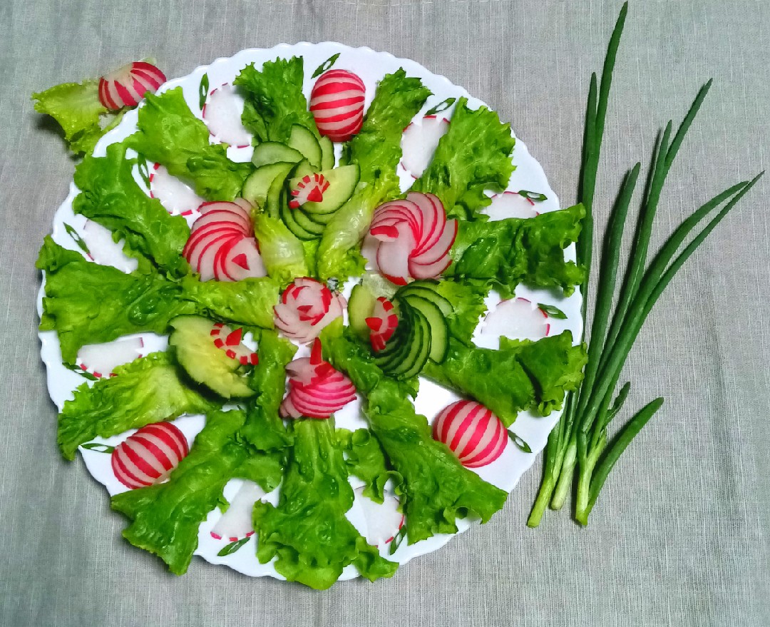 🥬Зелёные рулетики из листьев салата с яйцом