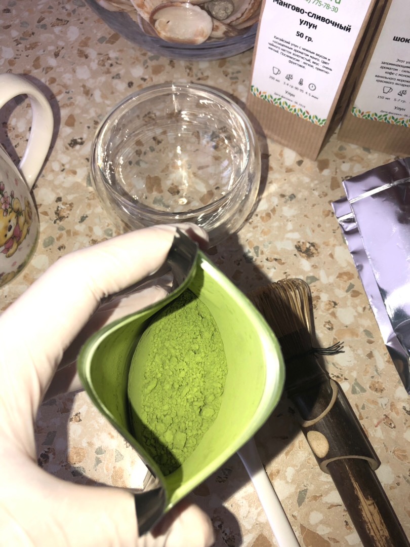 Миндальное молочко с японским чаем Матча 🍵