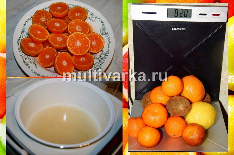 Варенье из мандариновых долек - рецепт с фото