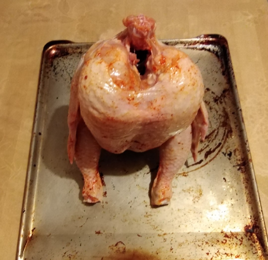 Курица, запеченная на банке - пошаговый рецепт с фото на Готовим дома