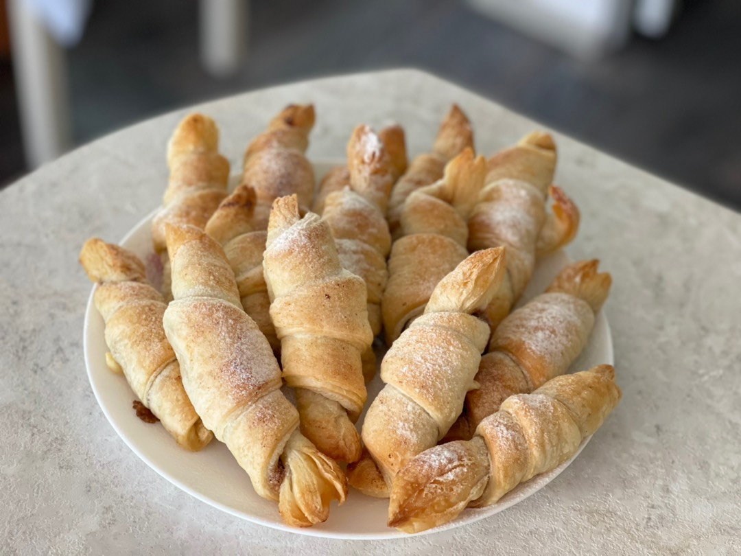 🥐 Рогалики с ореховой начинкой