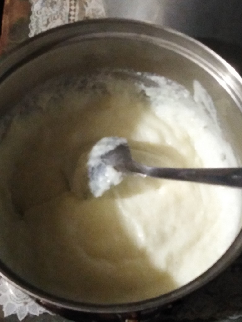 Крем из манки и масла для торта - пошаговый фоторецепт