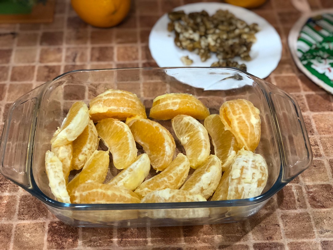 Апельсин в духовке с медом и корицей.Новогодний десерт🎄🎄