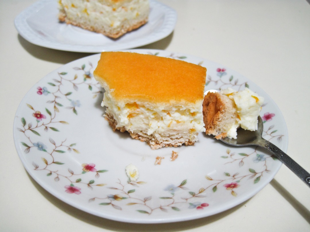 Творожно-сливочный торт с мандаринами. Käse-Sahne-Torte mit Mandarinen  Rezept