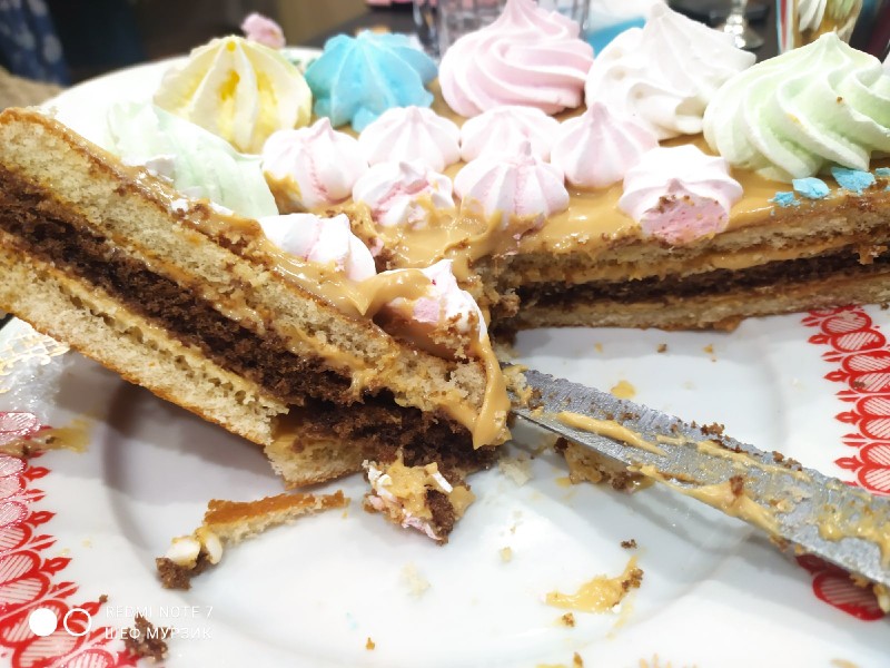 Бисквитный торт из готовых коржей - 55 фото