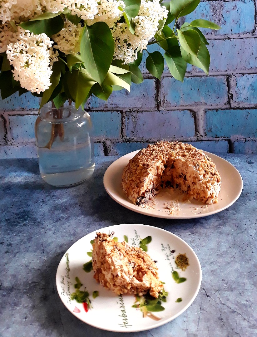 Пряничный торт с грецкими орехами 🍰