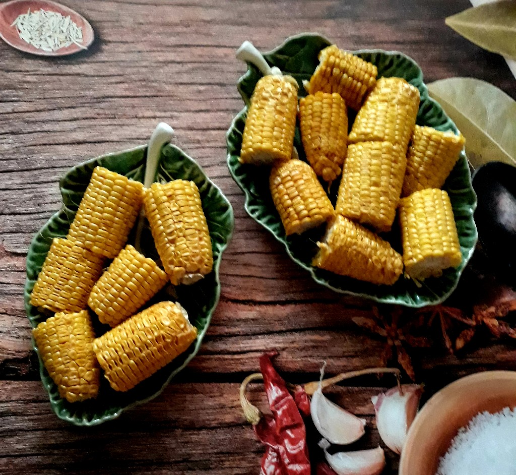 Кукуруза, приготовленная в свч 🌽