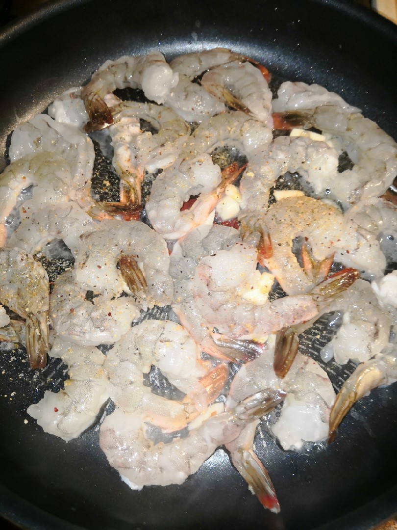 Жареные тигровые креветки 🍤🍤🍤