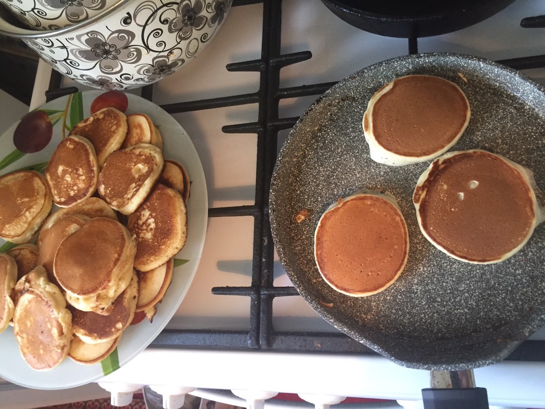 Панкейки с белым шоколадом 🥞